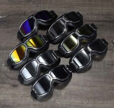Nuevas gafas de motocicleta para hombre gafas de cuero vintage, usado segunda mano  Embacar hacia Argentina
