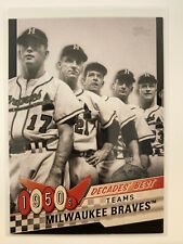 2020 Topps Decades' Best S2 Black #DB-8 Milwaukee Braves /299 SL@MF7 comprar usado  Enviando para Brazil