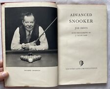 Advanced Snooker – Joe Davis – 1st Ed. 1954. comprar usado  Enviando para Brazil
