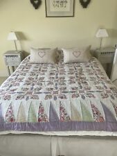 Vintage patchwork bedspread for sale  LONDON