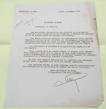 Document 1941 ww2 d'occasion  Lille-