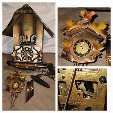 E.SCHMECKENBECHER DANCING COUPLES CUCKOO CLOCK GERMANY LOT  PARTS Or REPAIR!! for sale  Shipping to South Africa
