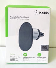 Carregador de carro Belkin MagSafe 10W suporte de ventilação de ar iPhone 14/13/12 Pro Max WIC004 comprar usado  Enviando para Brazil