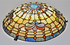 Candelabro de 18" estilo Tiffany montaje al ras montaje de luz de techo tono de luz segunda mano  Embacar hacia Argentina