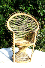 Peacock wicker chair for sale  Monterey