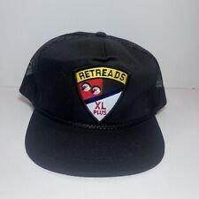 Retread XL Plus Patch Rope Mesh Trucker Snapback Cap Hat, used for sale  Shipping to South Africa