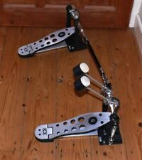 PURE GEWA BASIX Base Drum Double Kick Pedals & Key & Linkage Set Cleaned Tested for sale  Shipping to South Africa