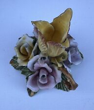 Composizione floreale ceramica usato  Piancogno