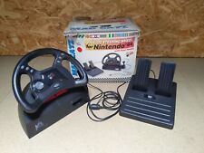 Mad Catz Analog Steering Wheel w/ Foot Pedals Nintendo 64 Controller N64 NP:179 comprar usado  Enviando para Brazil