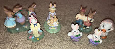 Six bunny figurines for sale  Vancouver