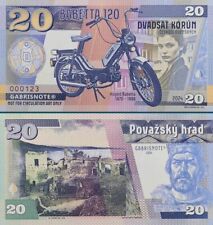 NEW!!! - 20 korun - Motorcycles of socialism - Babetta 210 moped (2024) - Gabris, używany na sprzedaż  PL