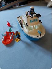 Playmobil schiff polizeiboot gebraucht kaufen  Frankfurt