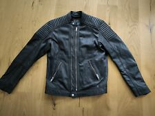 lederjacke schwarz biker gebraucht kaufen  Burgkirchen a.d.Alz