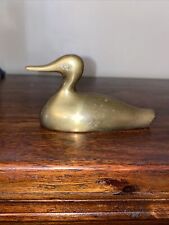 Vintage brass duck for sale  Shipping to Ireland