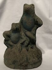 Brush McCoy Pottery 1933 STONE Garden Frog Statue No. 202D Book Piece RARE, used for sale  Shipping to South Africa