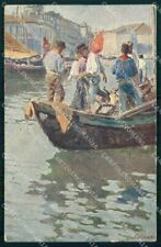 Trieste città pescatori usato  Italia