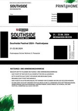 Southside festivalpass 2024 gebraucht kaufen  Ulm