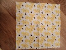 Bee honeycomb napkins for sale  DUNSTABLE