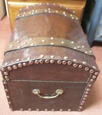 Antique brown leather for sale  LEOMINSTER