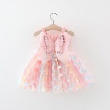 Vestidos de festa de aniversário para meninas asas de borboleta roupas infantis doces crianças comprar usado  Enviando para Brazil