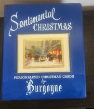 1984 Burgoyne Salesman Muestra Tarjetas de felicitación de Navidad Sentamentales Personalizadas  segunda mano  Embacar hacia Argentina