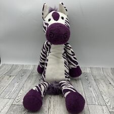 Used, Circo Purple Zebra Plush Doll Striped Target Baby Doll Lovey Nursery 2012 - 18" for sale  Shipping to South Africa
