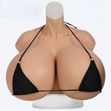 Large Silicone Breast Form For Crossdresser S X Z Cup Realistic Fake Boobs, used for sale  Shipping to South Africa