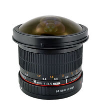 Rokinon 8mm F/3.5 HD Fisheye Lens with Removable Hood for Sony E-Mount APSC, used for sale  Shipping to South Africa