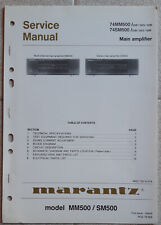 Marantz service manual usato  Torino