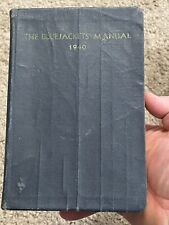 Bluejackets manual 1940 for sale  Ortonville