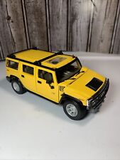 Hummer H2 2003 SUV con techo corredizo amarillo Maisto 12147 escala 1/27 coche diecast, usado segunda mano  Embacar hacia Argentina