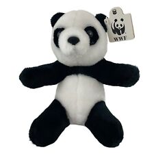 WWF World Wildlife Fund Panda Bear 8” Pelúcia com Etiquetas Chevron Vintage 1990 comprar usado  Enviando para Brazil