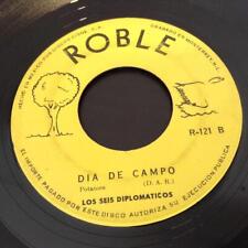 LOS SEIS DIPLOMÁTICOS [DIA DE CAMPO] 1965 R&B ROCKER SURF INSTRO MÉXICO 45 Roble comprar usado  Enviando para Brazil