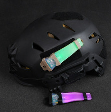 Casco táctico de seguridad intermitente señal de supervivencia luz impermeable lámpara exterior , usado segunda mano  Embacar hacia Argentina