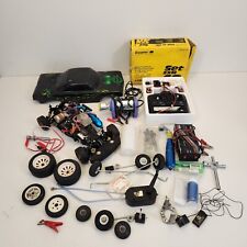VINTAGE REMOTE PETROL RC CAR WITH TRANSMITTER CAR STARTER PLUS EXTRAS, used for sale  Shipping to South Africa