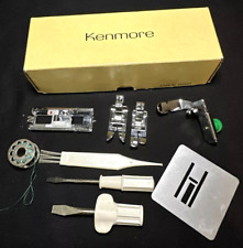 Máquina de coser Kenmore puntada aguja prensador pies ojal + accesorios segunda mano  Embacar hacia Argentina