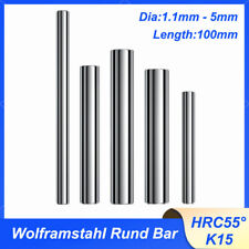 100mm K15 Hartmetall Wolframstahl Rund Bar HRC55° Stäbe CNC Stange ⌀1.1mm-5mm comprar usado  Enviando para Brazil