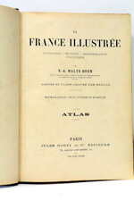 La France Illustrée Malte-Brun ATLAS 107 Cartes  1881 na sprzedaż  Wysyłka do Poland