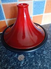Le Creuset Cast Iron & Stoneware Volcanic Tagine 27 cm vgc for sale  Shipping to South Africa