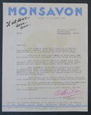 Facture 1941 monsavon d'occasion  Nantes-