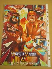 Używany, #27 WWF WWE HULK HOGAN MACHO MAN RANDY SAVAGE MEGA POWERS WM5 A4 A3 PLAKAT na sprzedaż  Wysyłka do Poland