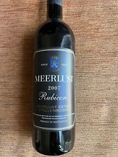Vino Stellenbosch Rubicon 2007 Meerlust sud Africa for sale  Shipping to South Africa
