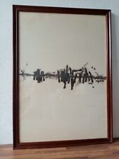 Amleto Sartori (Padova, 1915 - 1962) litografia 50 x 70 cm metà XX secolo segunda mano  Embacar hacia Argentina