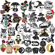 Venta al por mayor Animados Animados Halloween Bruja Calavera Broche Esmalte Alfileres Moda Joyería segunda mano  Embacar hacia Argentina