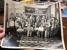 1951 FOTO DE CLASE MUSICAL ACORDEÓN BIALON STUDIO 1951 Whiting Indiana 8x10 segunda mano  Embacar hacia Argentina