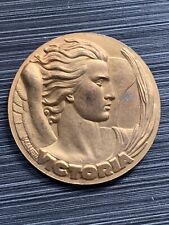 1962 Medalha de Ouro Campeonato Nacional de Atletismo da Itália Victoria By Manetti, usado comprar usado  Enviando para Brazil