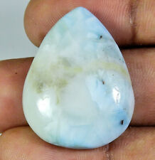 50Cts. Natural Larimar Pectolite Pear Cabochon Loose Gemstone for sale  Shipping to South Africa