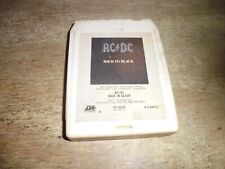 Carrinho branco AC/DC BACK IN BLACK testado para reprodução 8 faixas comprar usado  Enviando para Brazil