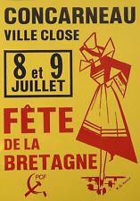 Affiche fete bretagne d'occasion  Nantes-