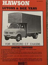 Bedford hawson chassis for sale  Kendal